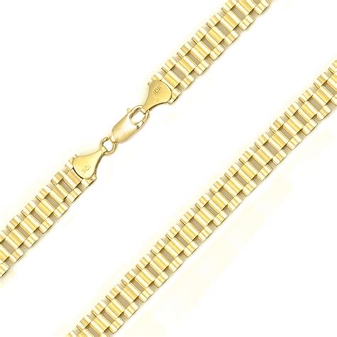 rolex necklace men|10k gold rolex chains.